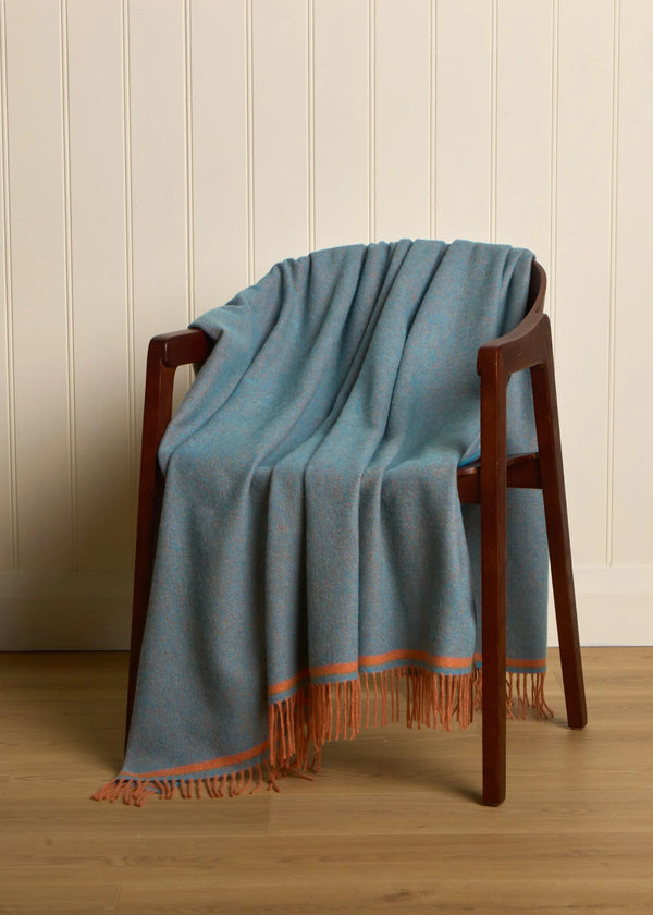 Foxford Tadgh Lambswool Throw | Irish Wool Blanket