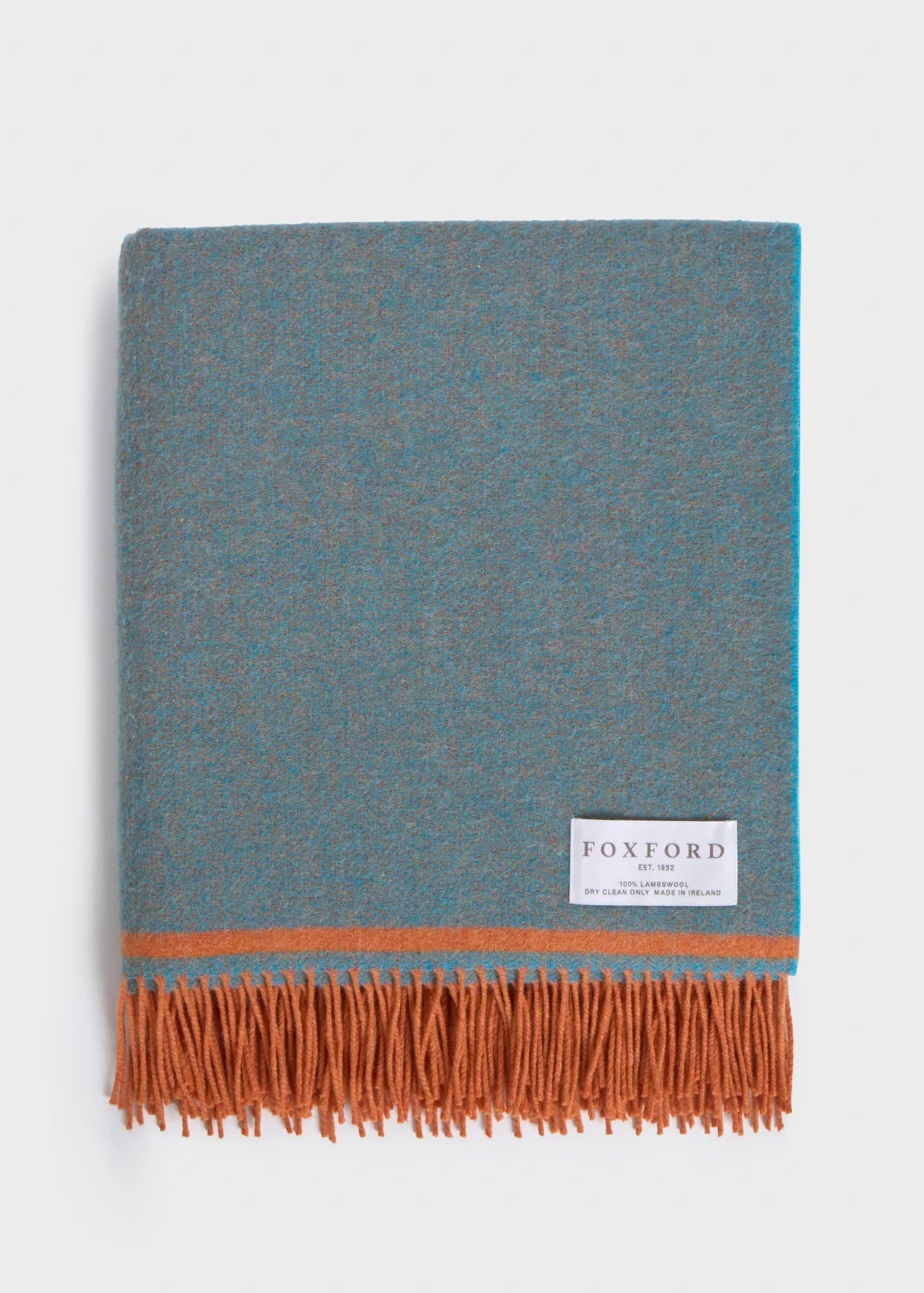 Foxford Tadgh Lambswool Throw | Irish Wool Blanket