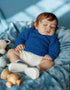 Childrens Aran Sweater | Blue - Clearance