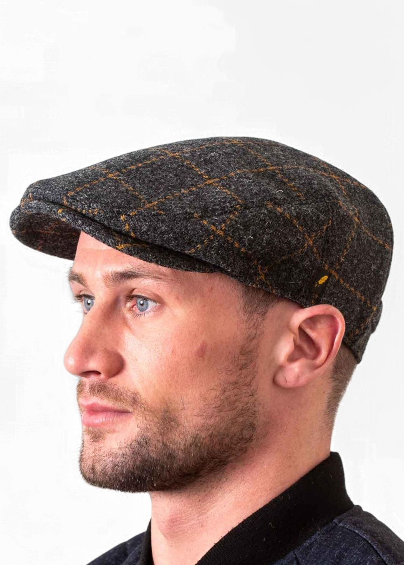 The Dubliner Cap | Charcoal Check