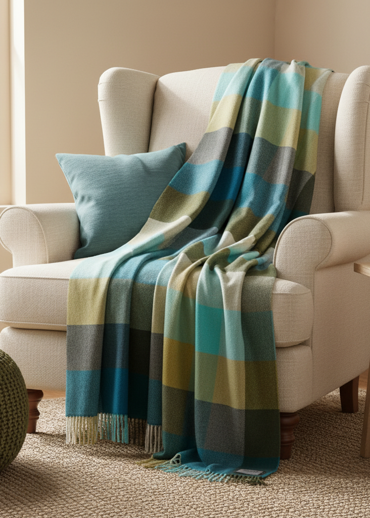 Foxford Multi Check Throw | Neale