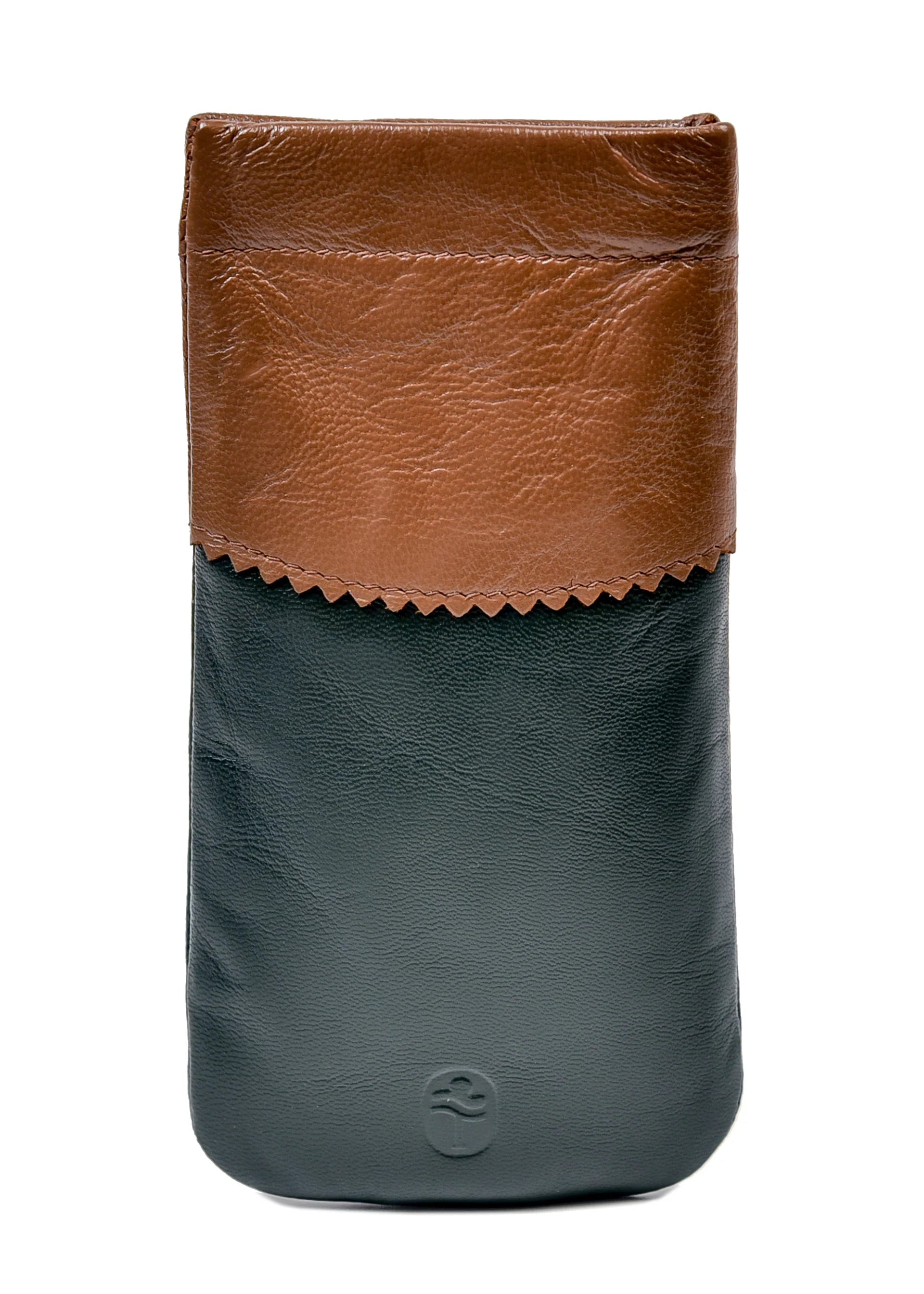 Tinnakeenly Leather Snap Glasses Case - Shamrock