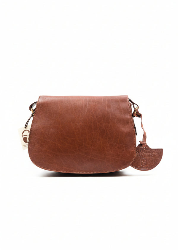 Tinnakeenly Leather Saddle Bag - Tan