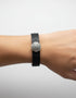 Trinity Knot Black Cuff Leather Bracelet