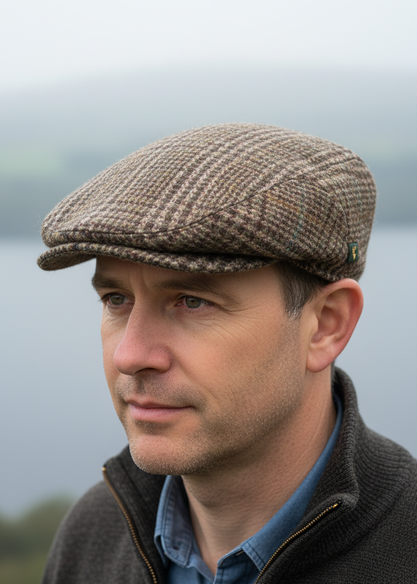 Trinity Wool Flat Cap