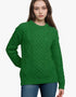 Unisex Aran Wool Sweater | Kiwi - Clearance