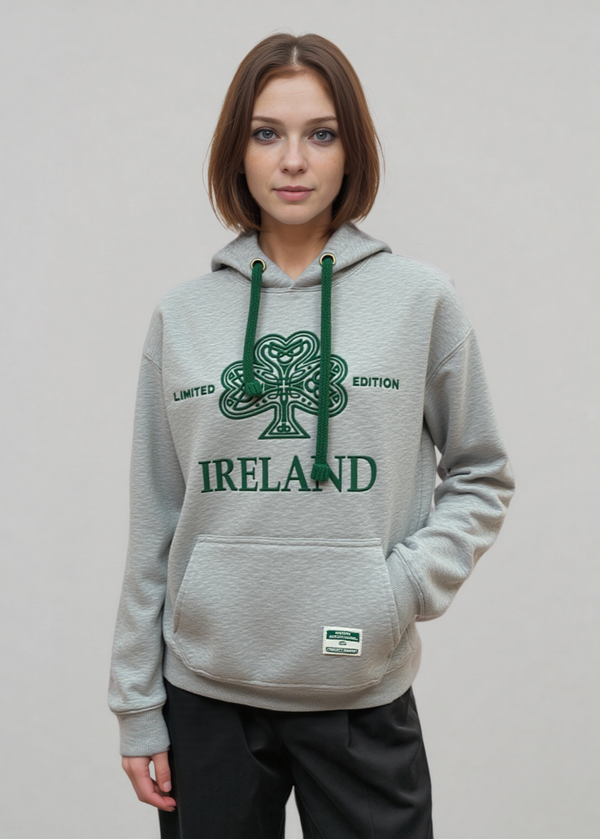 Unisex Ireland Shamrock Hoodie