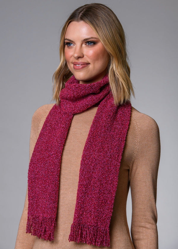 Mucros Skellig Scarf | Berry