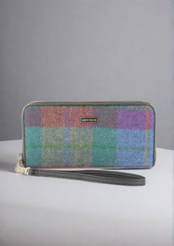 Mucros Tweed Wallet - Multi Colour