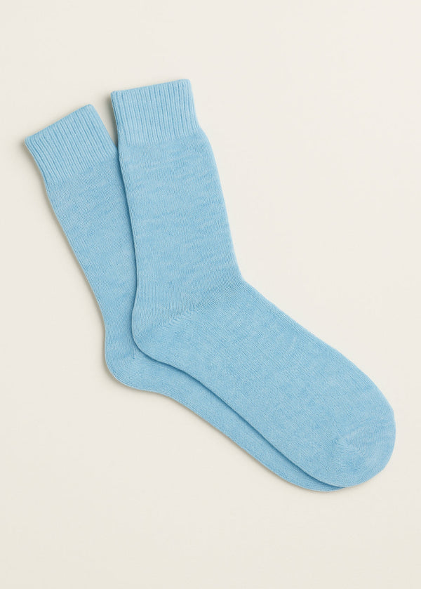 West of Ireland Alpaca Socks | Sky