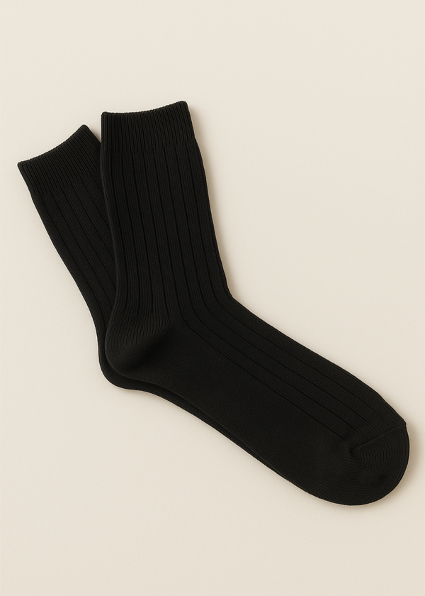 West of Ireland Cashmere Mix Socks | Black