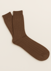 West of Ireland Cashmere Mix Socks | Brown