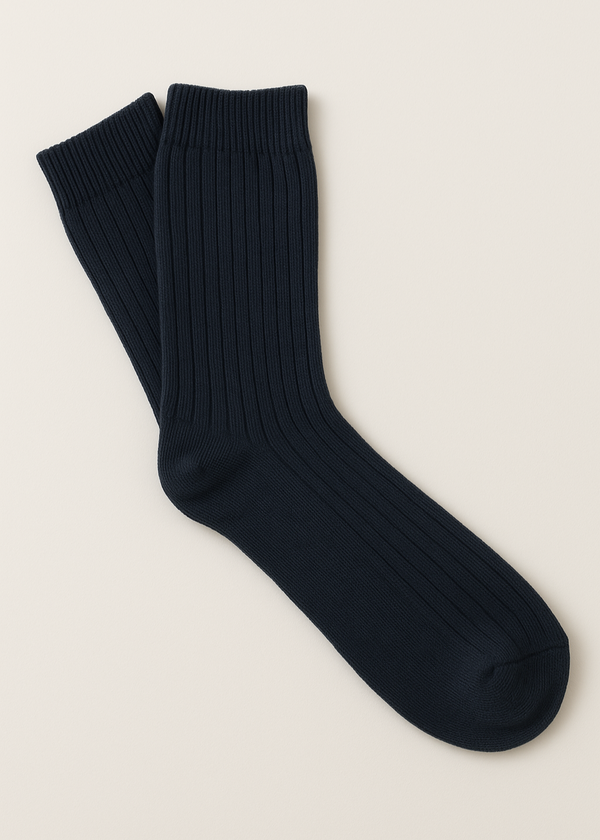 West of Ireland Cashmere Mix Socks | Navy