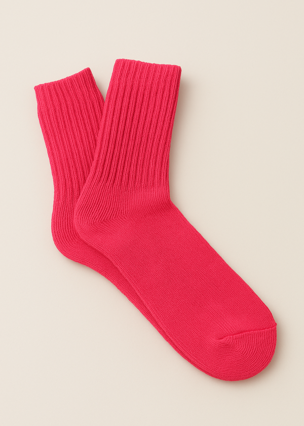 West of Ireland Cashmere Socks | Red
