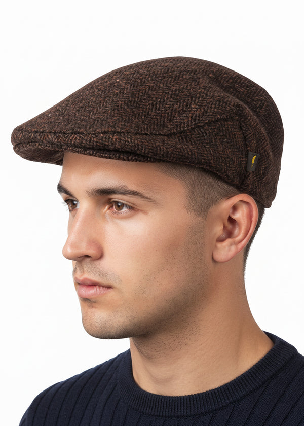 Whiskey Flat Cap | 100% Pure New Wool | Irish Made
