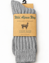Wild Alpaca Socks | Silver