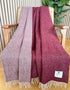 McNutt Merino Wool Throw | Wine Reversible
