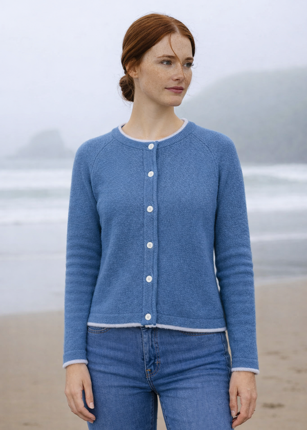 Women's Killiney Cardigan | Harbour Blue