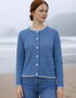 IrelandsEye Women's Killiney Cardigan | Harbour Blue
