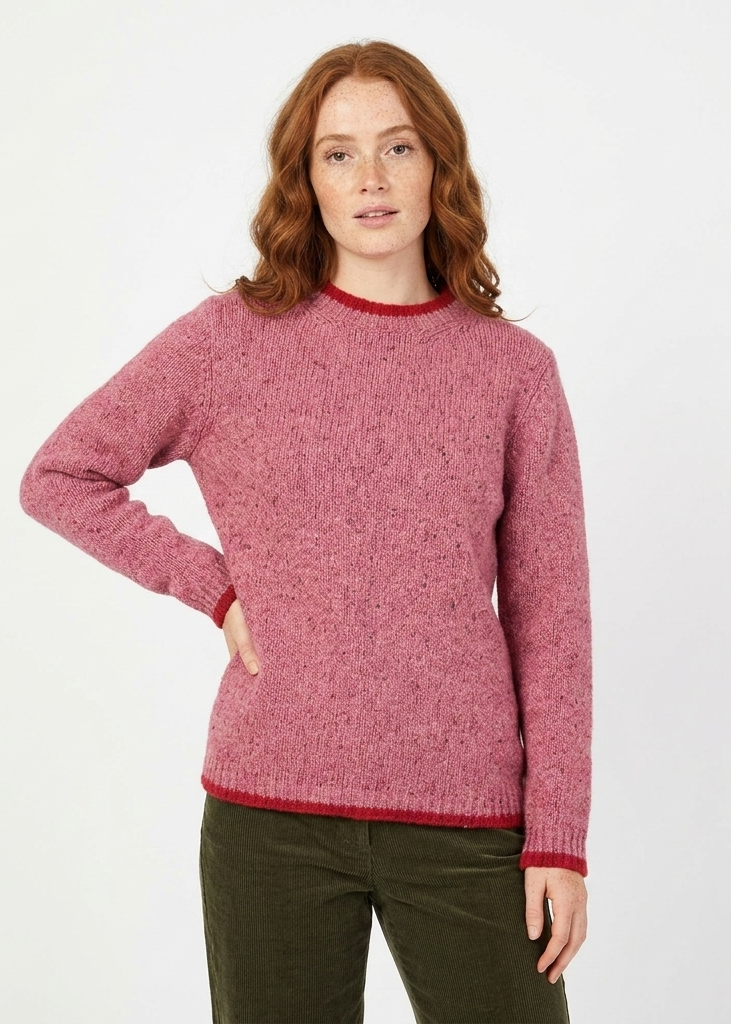 Women's Slaney Crew Neck Sweater | Bubblegum