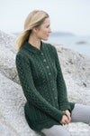 Aran Plated Scallop Jacket | Green