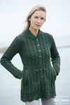 Aran Plated Scallop Jacket | Green