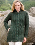 Aran Plated Scallop Jacket | Green