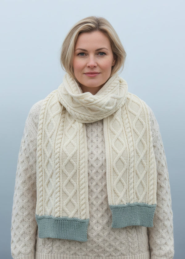 Trellis Aran Hut | Blau