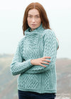 Aran Cable Knit Side Zip Jacket