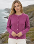 IrelandsEye Killiney Cardigan | Boysen Berry Woll-Kaschmir-Mischung