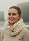 Aran Buttoned Snood