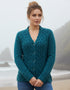 IrelandsEye Horseshoe Aran Cardigan | Teal Harbour