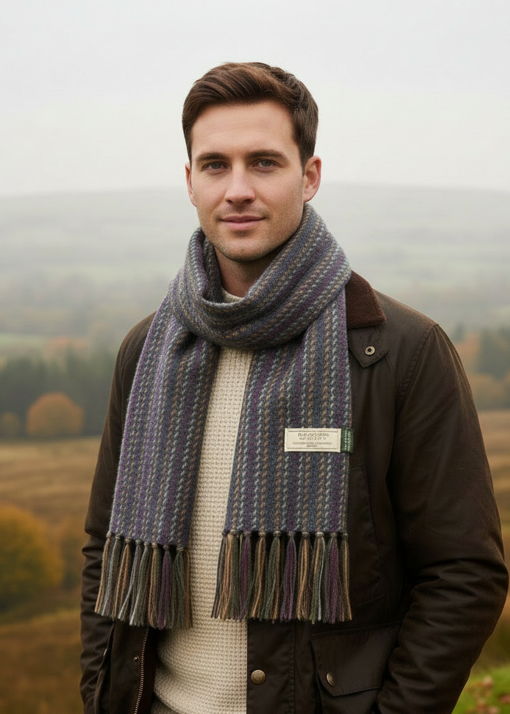 Alpaca Scarf Lifestyle - Mucros Alpaca Scarf | Made in Ireland | 100% Alpaca Wool