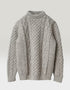 Kerry Heavy Aran Sweater | Oatmeal