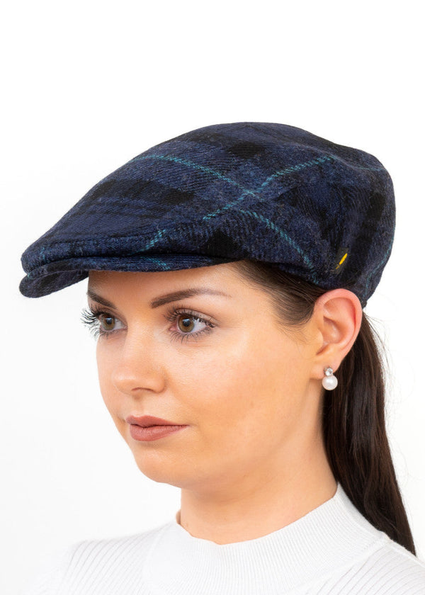 Pure Wool Aran Cap | Sky