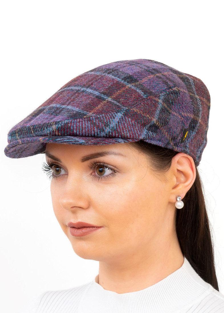 Pure Wool Aran Cap Heather | Traditional Irish Flat Cap | Hatman of Ireland