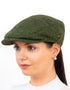 Pure Wool Aran Cap | Green