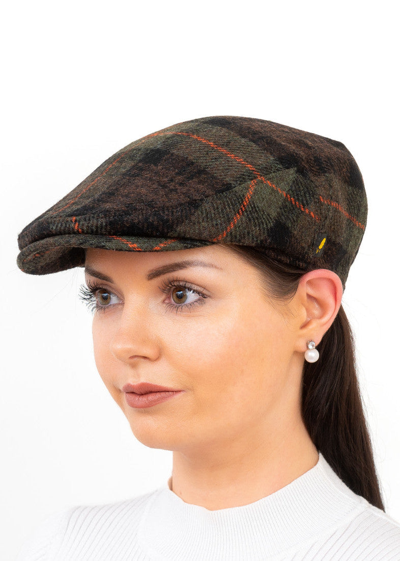 Pure Wool Aran Cap in Turf | Traditional Irish Craftsmanship