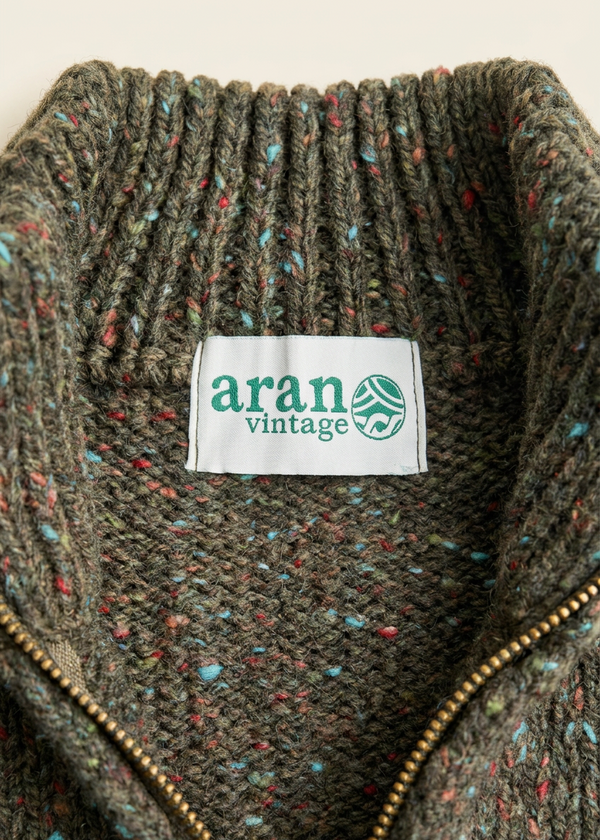 Aran Vintage label close-up