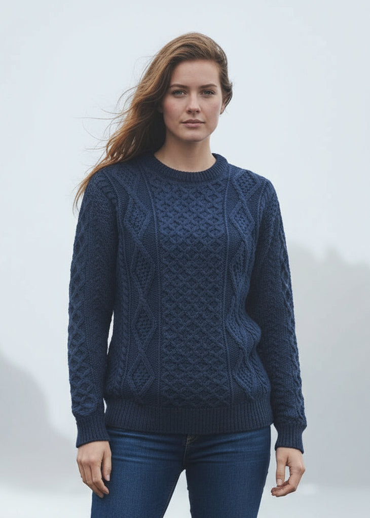 blackwatch aran sweater