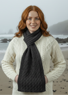 Pull Through Aran Merino Wool Scarf