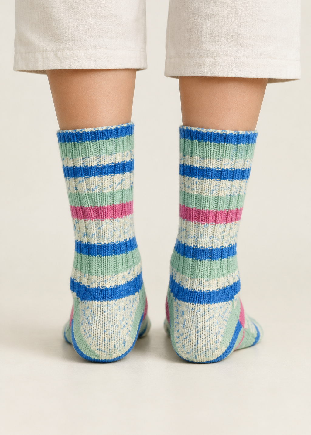Back view of the socks