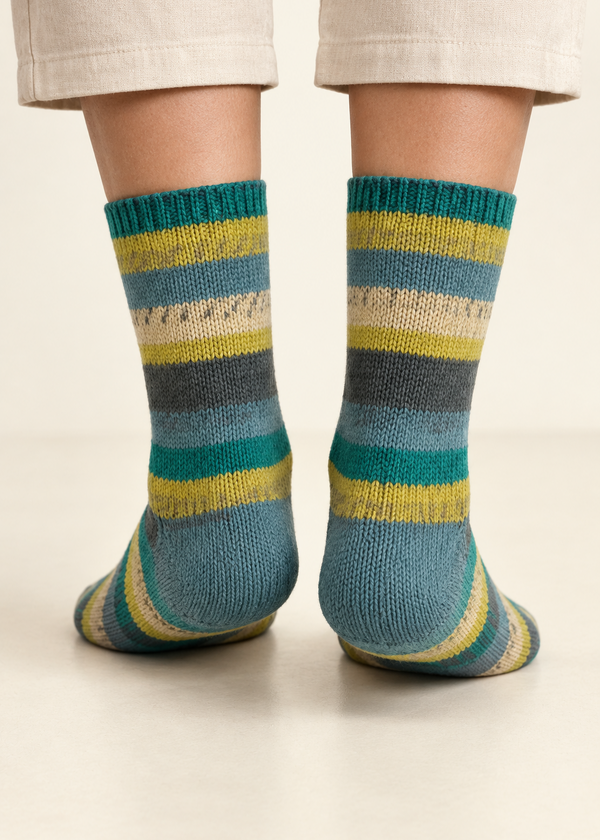Back view of the socks