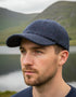 Irish Tweed Baseball Cap | Navy Herringbone