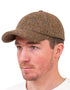 Irish Tweed Baseball Cap | Brown Salt & Pepper