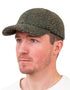 Irish Tweed Baseball Cap | Green Herringbone