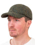 Irish Tweed Baseball Cap - Green Herringbone | Premium Kerry Wool