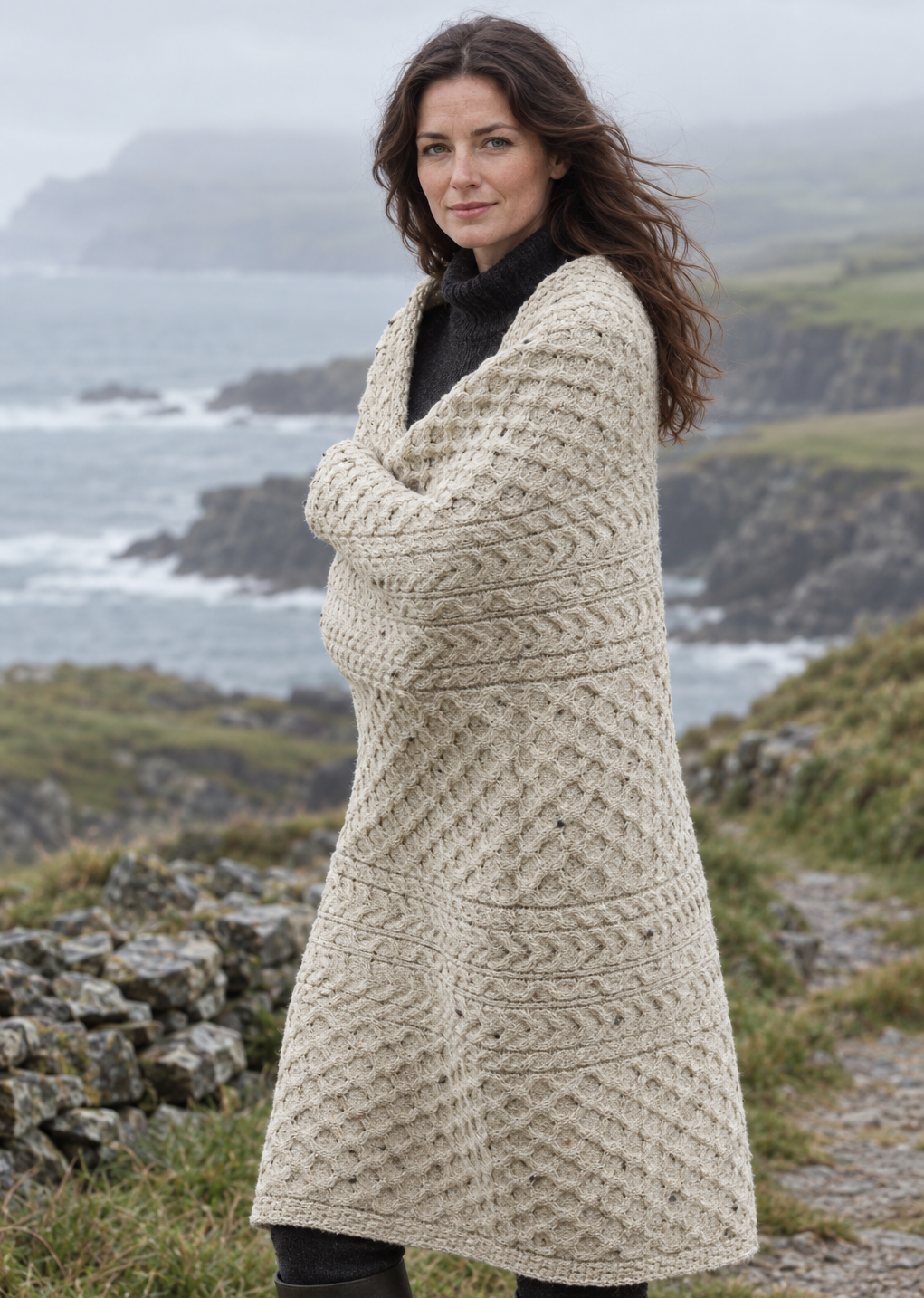 Aran Honeycomb Blanket | Nep