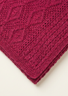 Blanket knit and edge detail