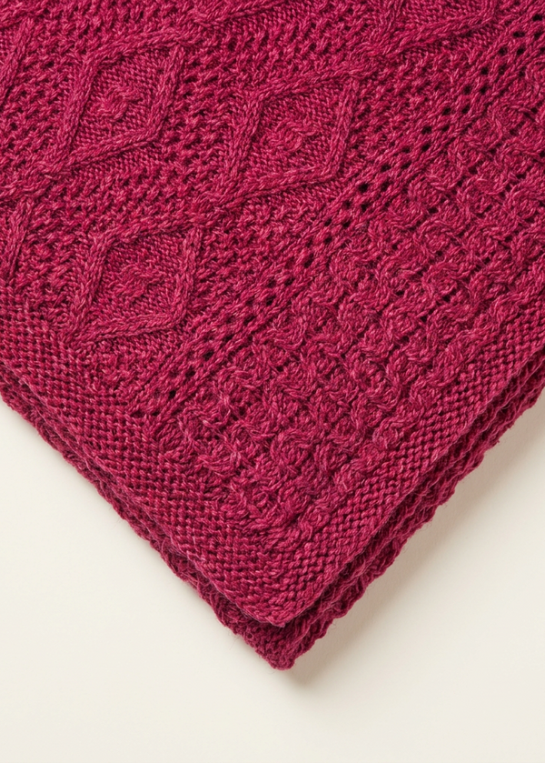 Blanket knit and edge detail